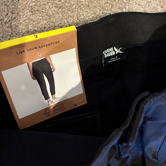 🆕 EDDIE BAUER Sightscape Horizon Slim Straight Ankle Pants - Picture 5 of 12
